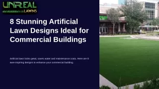 8 Stunning Artificial Lawn Designs Ideal for Commercial Buildings