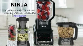 Ninja blender collection ppt presentation