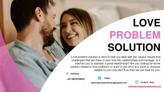 Love Problem Solution - Tips for Love problem solution