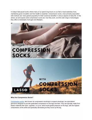 The Benefits of Compression Socks_ Supporting Your Health and Comfort