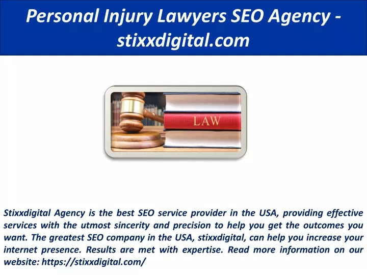 personal injury lawyers seo agency stixxdigital com