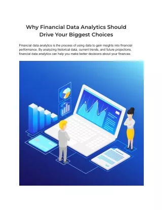 Why Financial Data Analytics Should Drive Your Biggest Choices