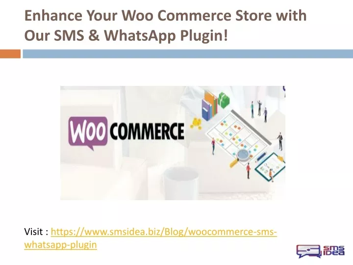 enhance your woo commerce store with our sms whatsapp plugin