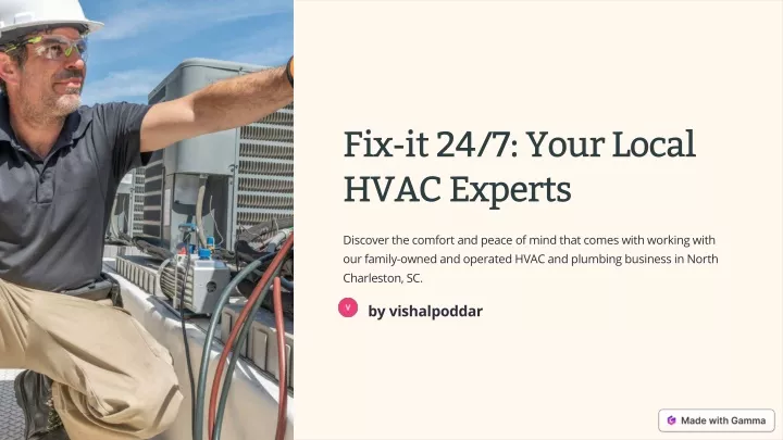 fix it 24 7 your local hvac experts