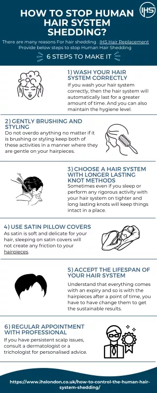 How to Stop Human Hair System Shedding