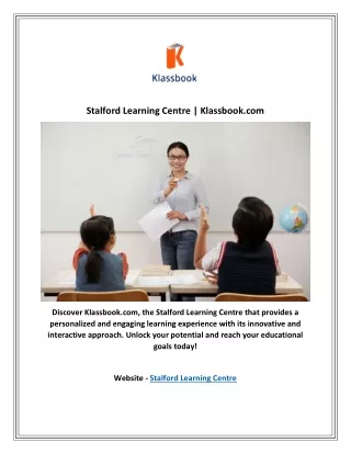 Stalford Learning Centre | Klassbook.com