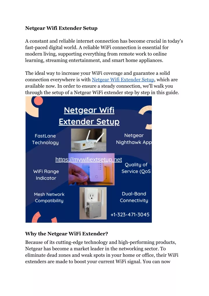 netgear wifi extender setup