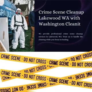 Expert Crime Scene Cleanup in Lakewood, WA | Indiana Cleanit