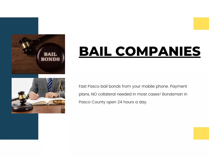 bail companies