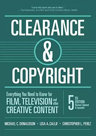 PDF Clearance & Copyright: Everything You Need to Know for Film, Television