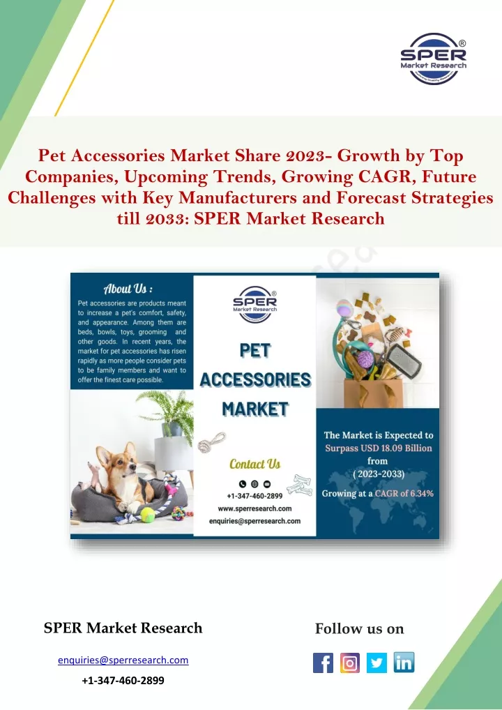 pet accessories market share 2023 growth