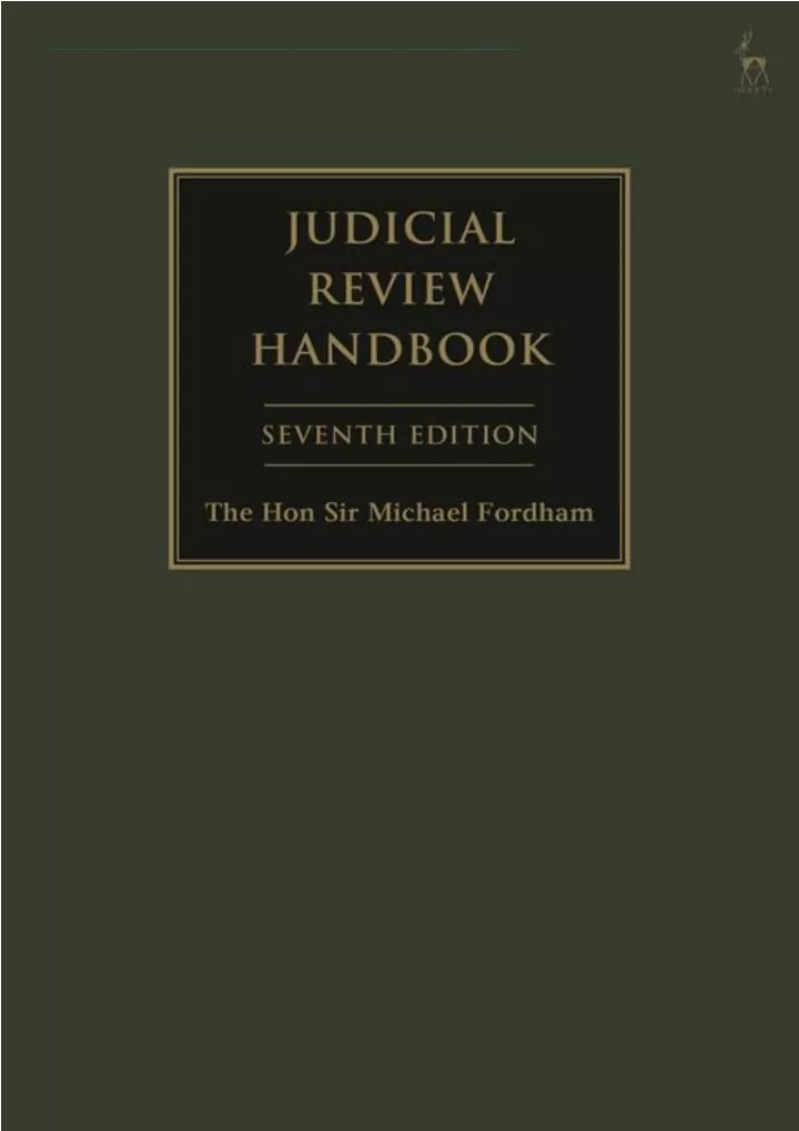 judicial review handbook download pdf read