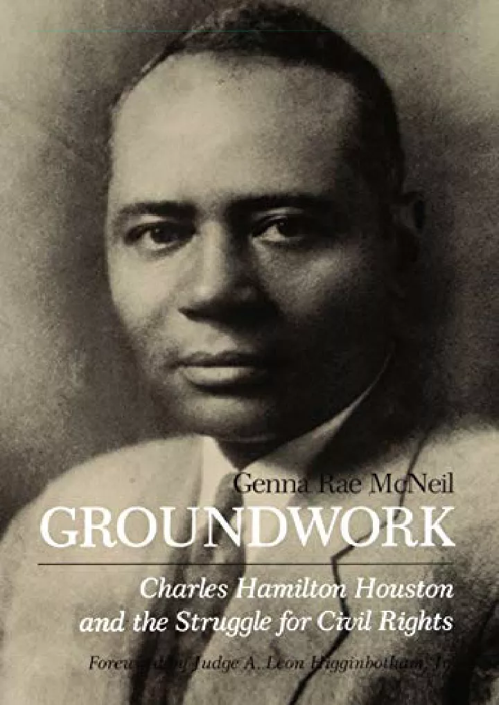 groundwork charles hamilton houston