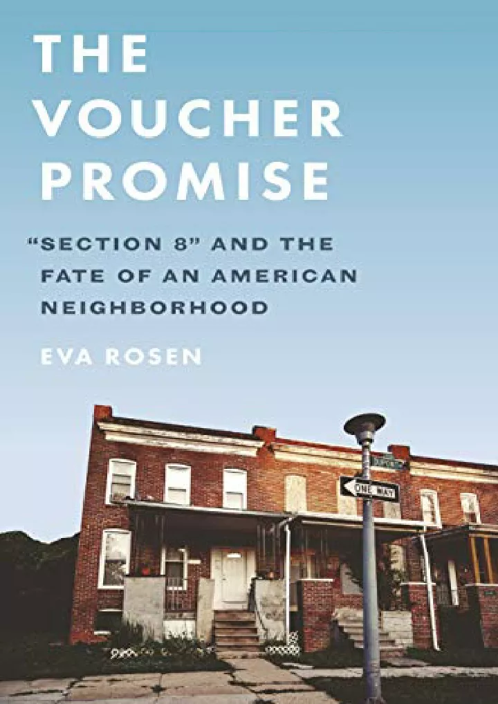 the voucher promise section 8 and the fate