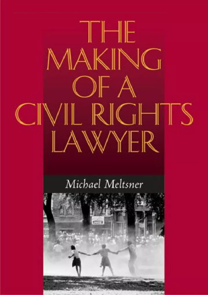 the making of a civil rights lawyer download