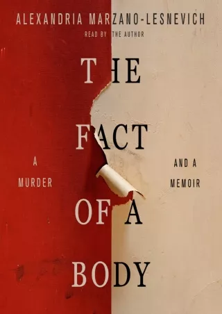 EPUB DOWNLOAD The Fact of a Body: A Murder and a Memoir free