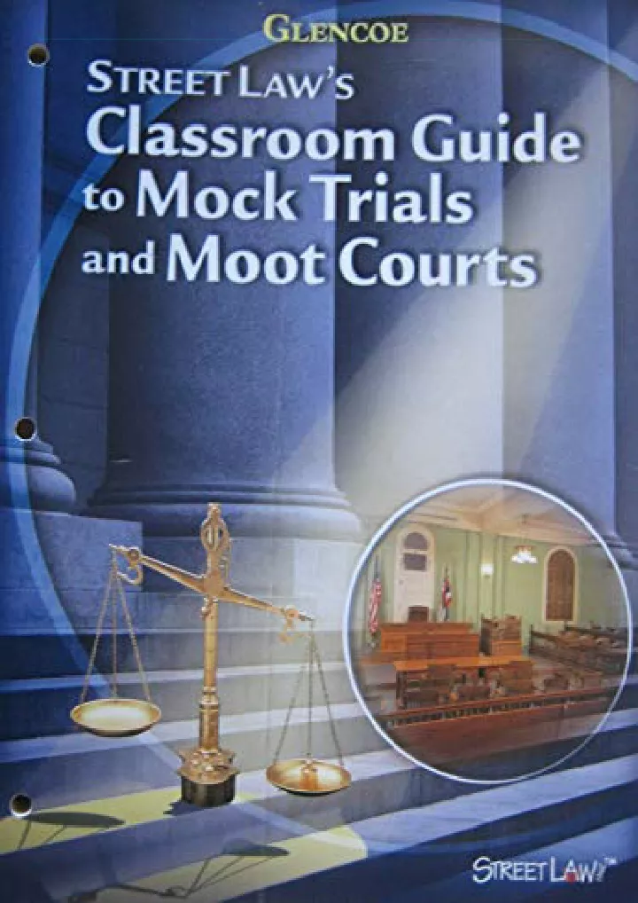 street law mock trials and moot courts download