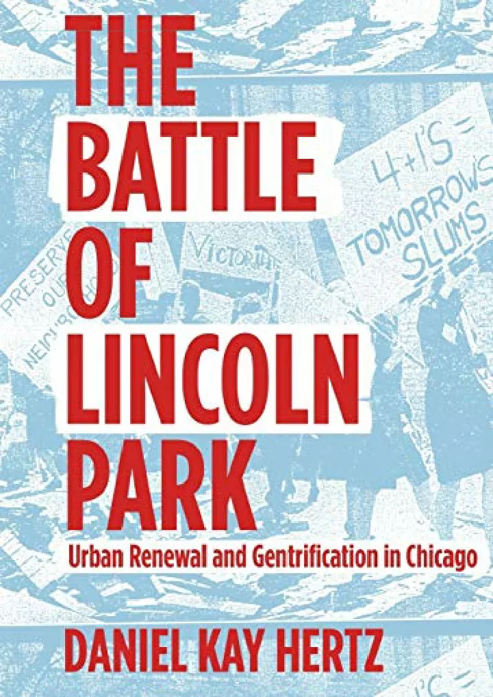 the battle of lincoln park urban renewal