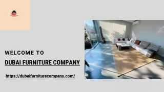 Furniture Company in Dubai
