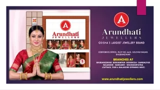 Get the Best Jewellery Store in Odisha - Arundhati jewellers