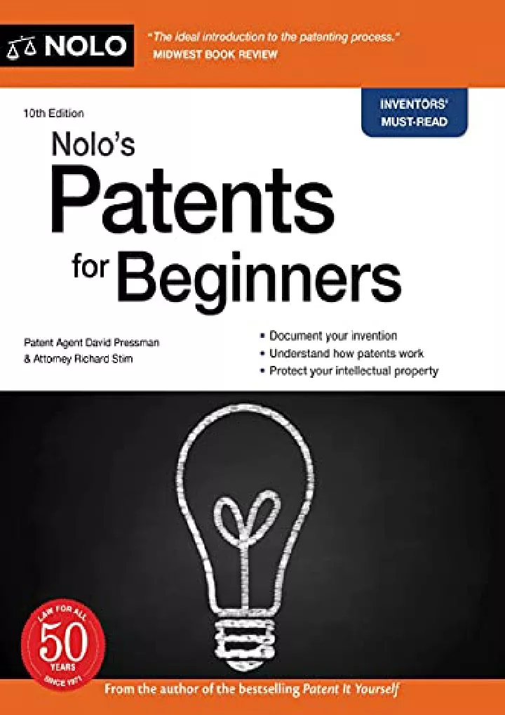 nolo s patents for beginners download pdf read