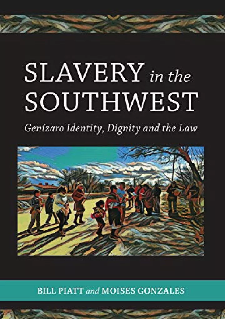 slavery in the southwest genizaro identity