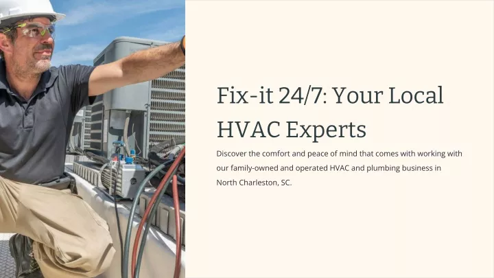 fix it 24 7 your local hvac experts