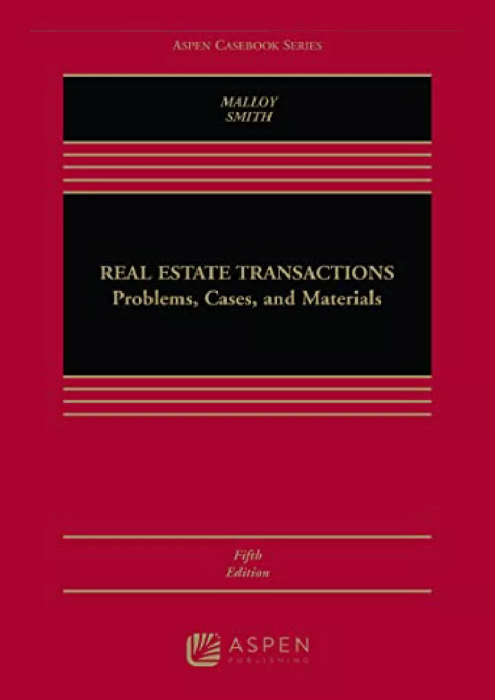 real estate transactions problems cases