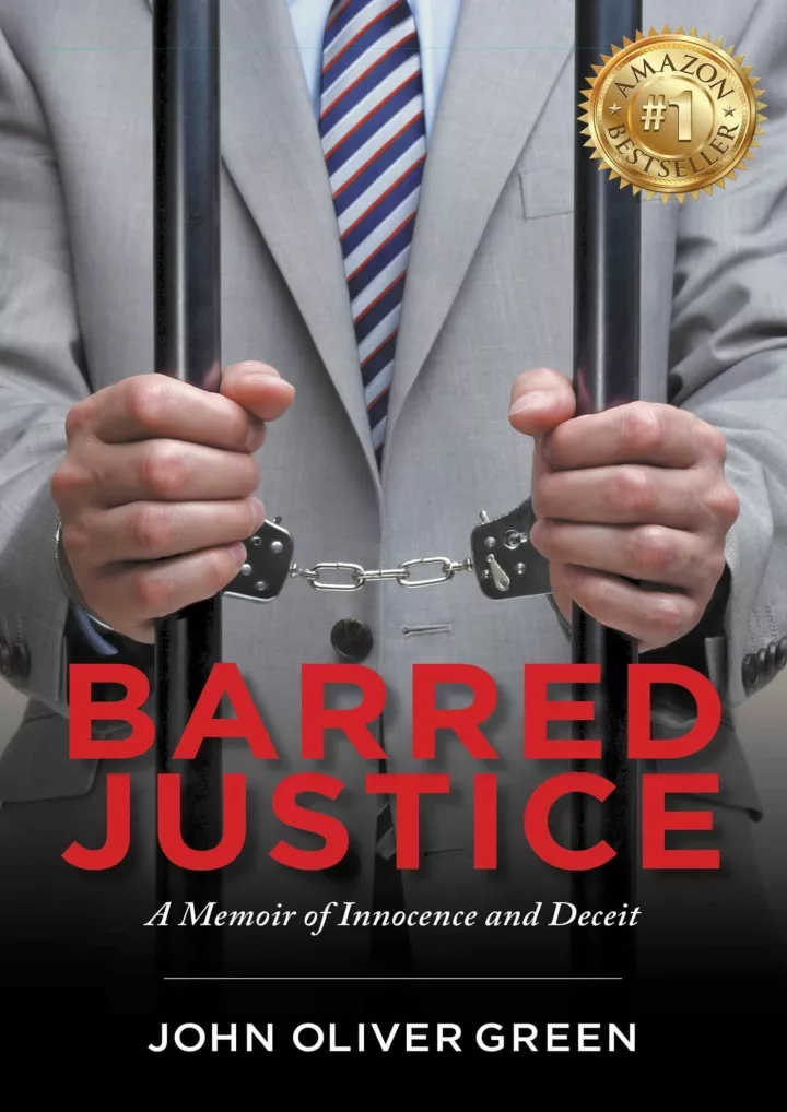 barred justice a memoir of innocence and deceit