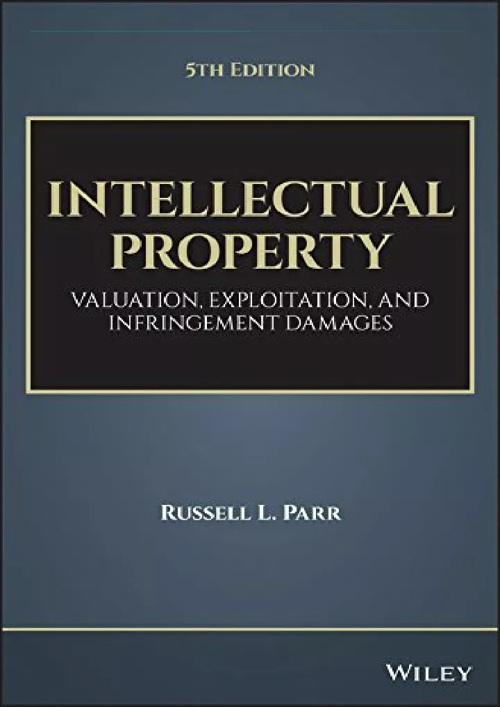 intellectual property valuation exploitation