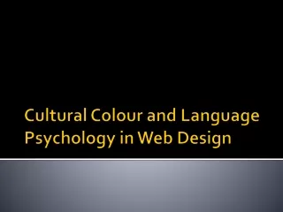 cultural colour and language psychology in web design