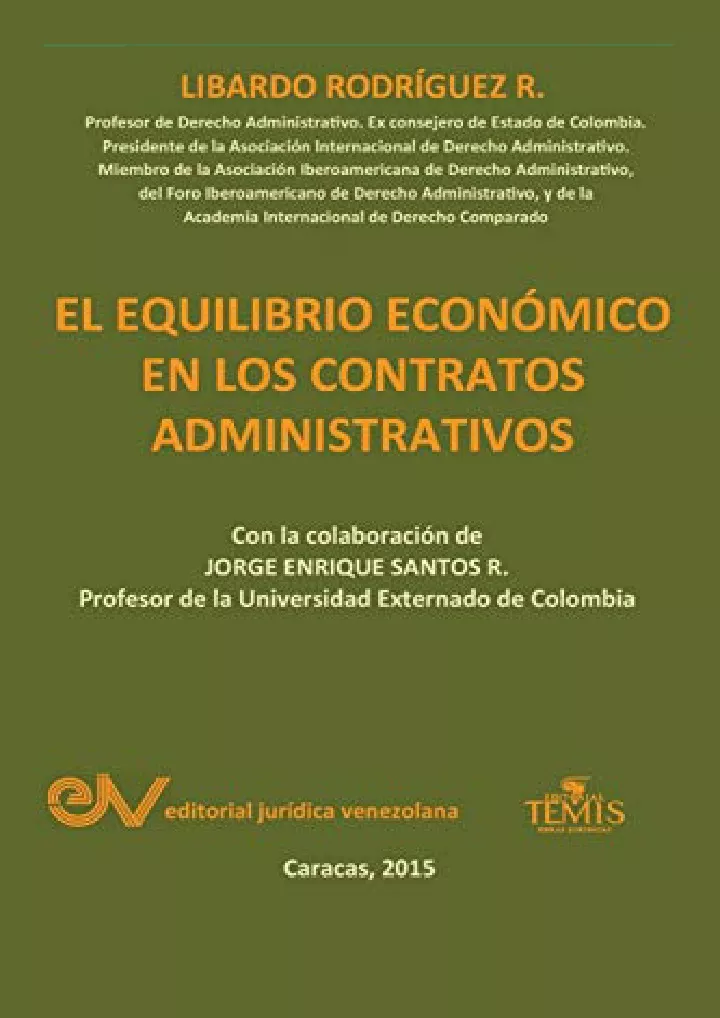 el equilibrio econ mico en los contratos