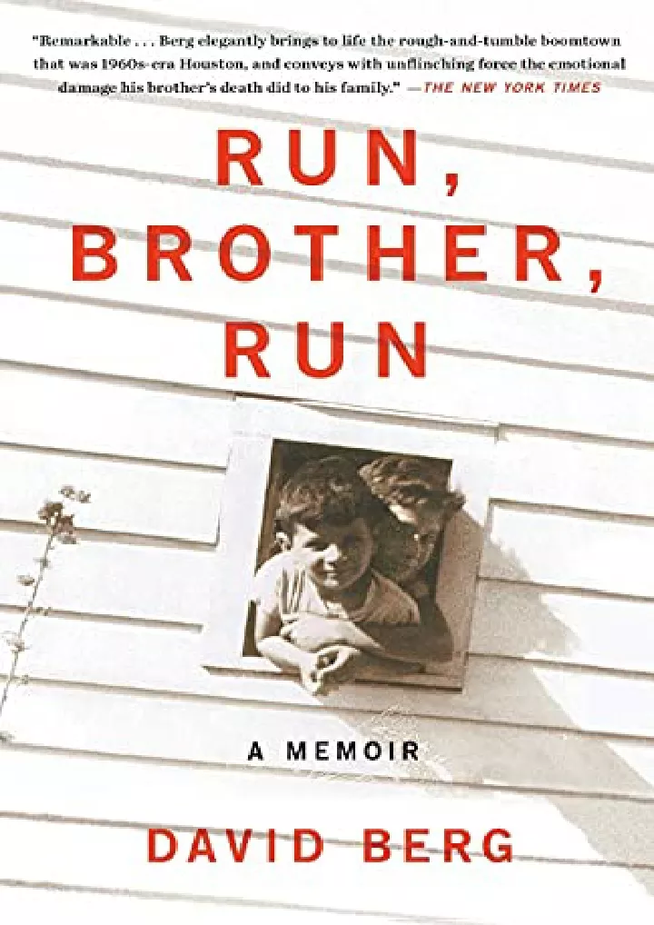 run brother run a memoir download pdf read