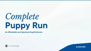 complete puppy run an affordable and spacious
