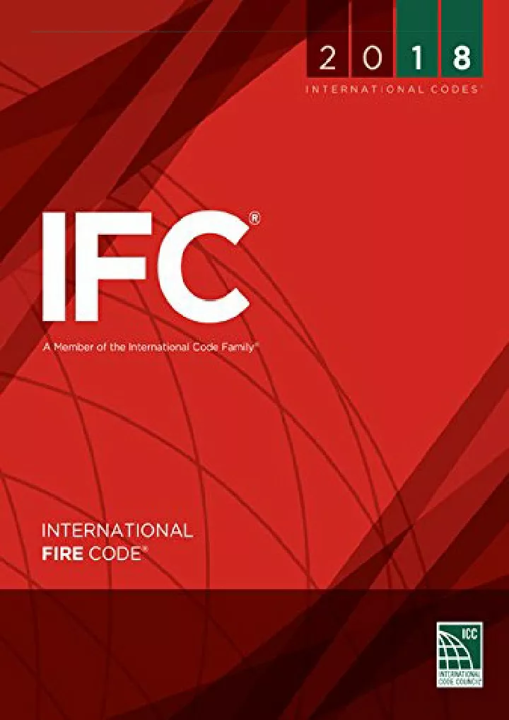 2018 international fire code international code