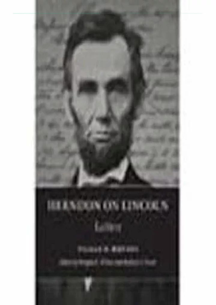 herndon on lincoln letters the knox college