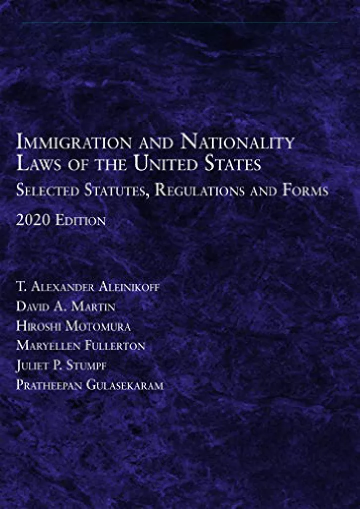 immigration and nationality laws of the united