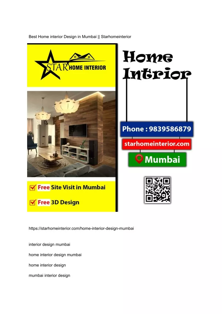 best home interior design in mumbai