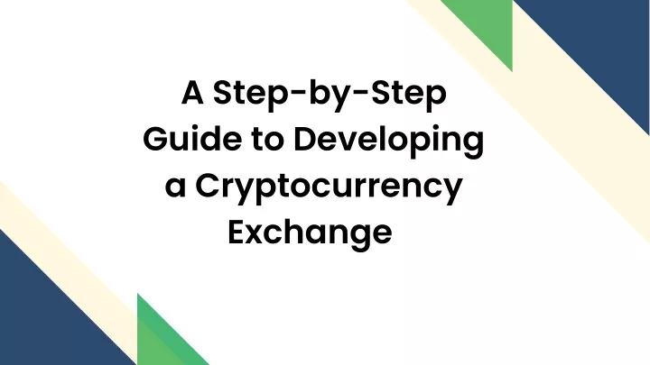 a step by step guide to developing