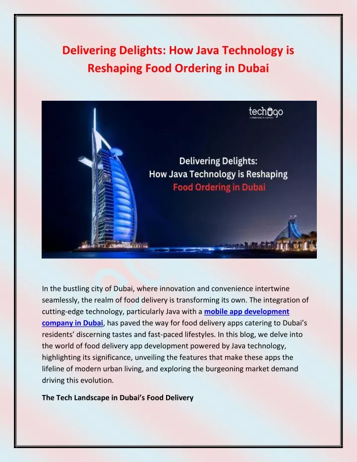 delivering delights how java technology