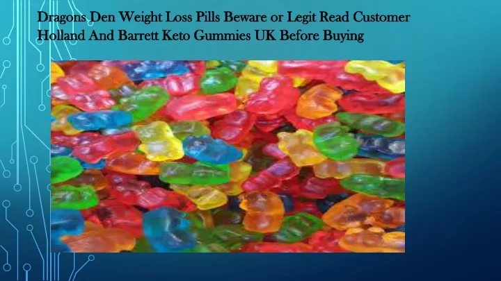 dragons den weight loss pills beware or legit