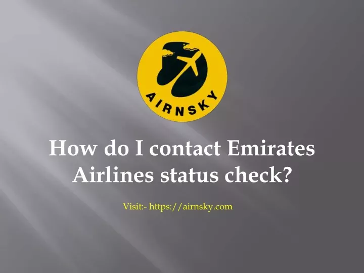 how do i contact emirates airlines status check