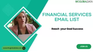 financial services email list