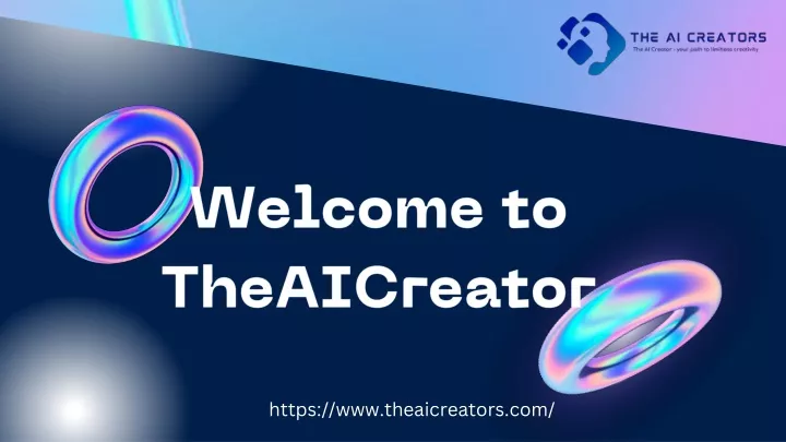 welcome to theaicreator