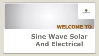 Sine Wave Solar And Electrical, solar companies newcastle