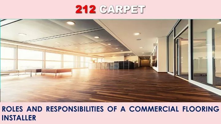 roles and responsibilities of a commercial