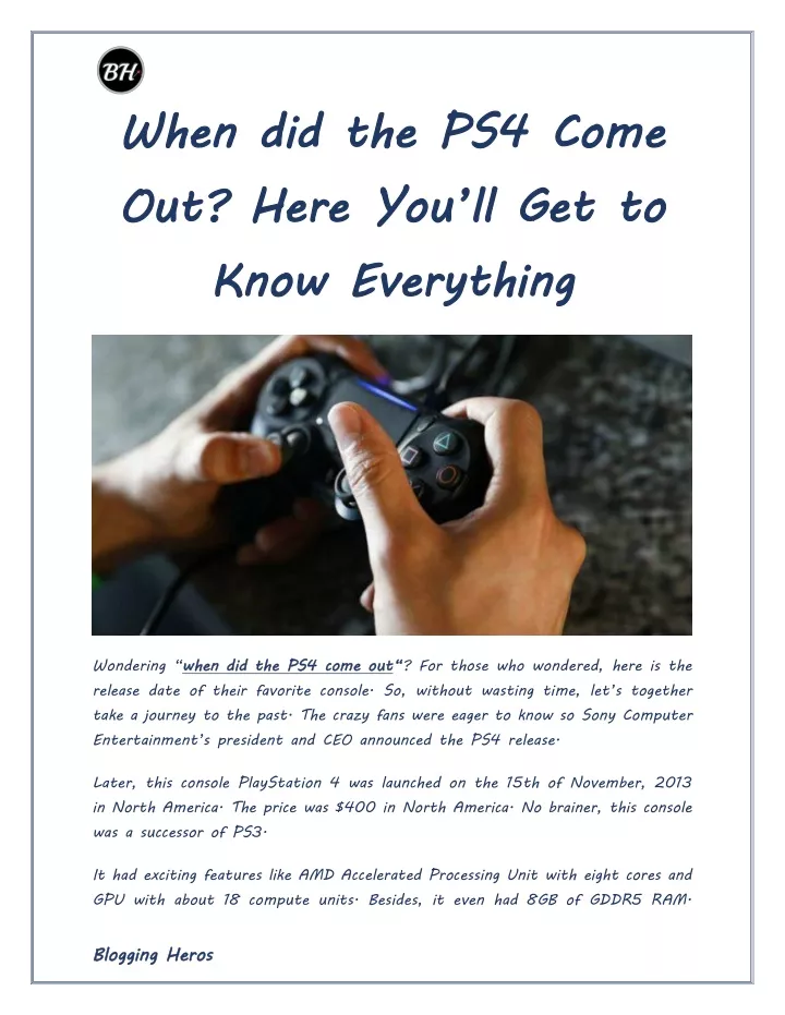 ppt-when-did-the-ps4-come-out-powerpoint-presentation-free-download