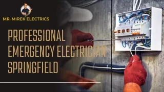 professional Emergency Electrician Springfield