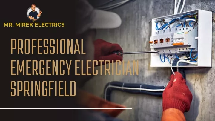 professional emergency electrician springfield