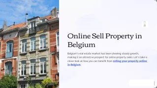 Vendre une propriété en ligne en Belgique